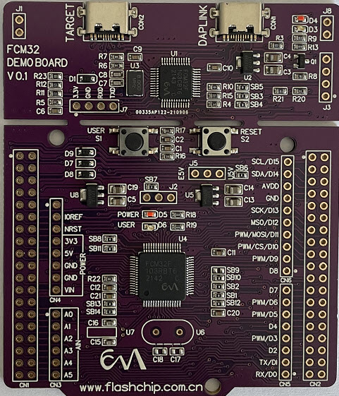 深圳市闪芯微电子有限公司推出FCM32 Nucleo-48/64开发板
